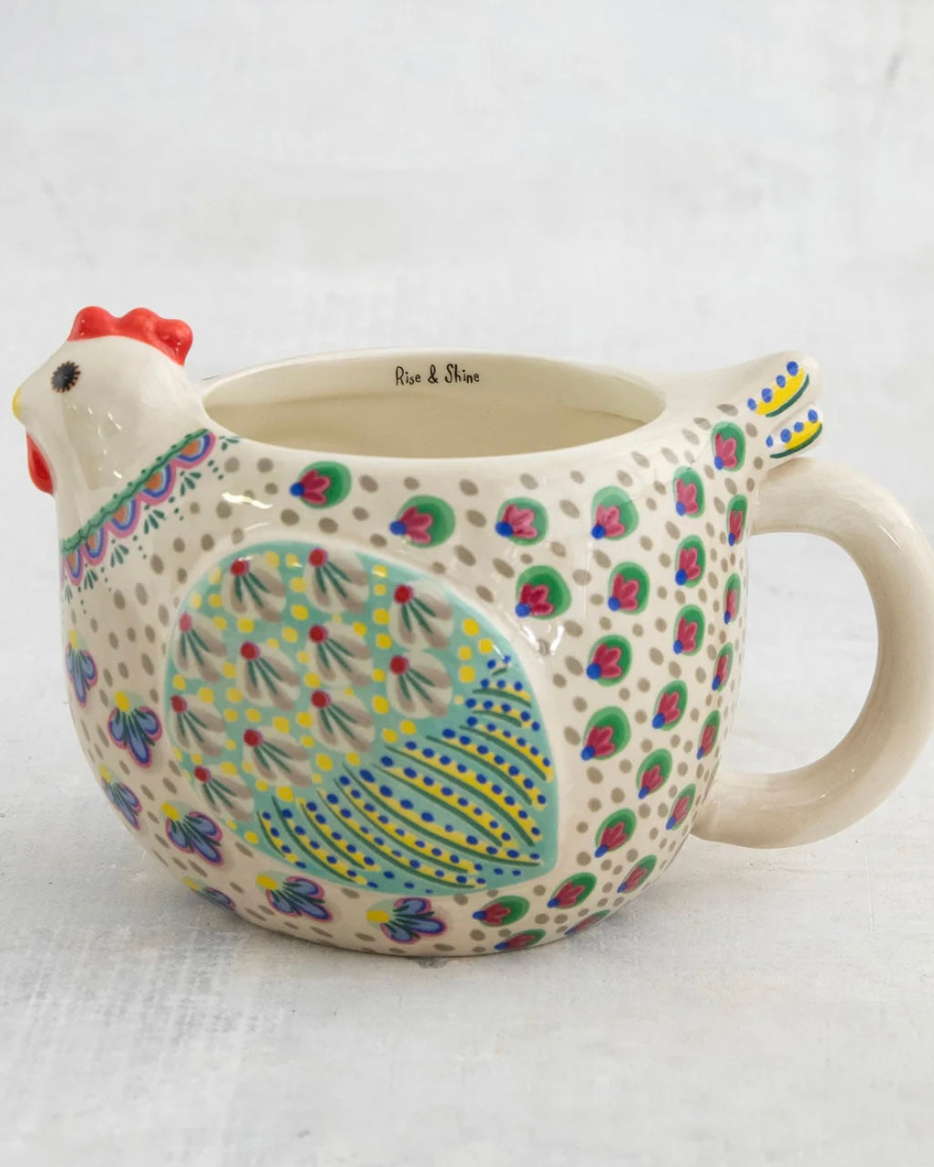 Natural Life Folk Art Coffee Mugs & Planters