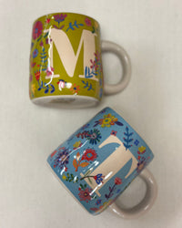 Natural Life Initial Mugs