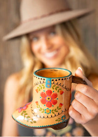 Natural Life Folk Art Coffee Mugs & Planters