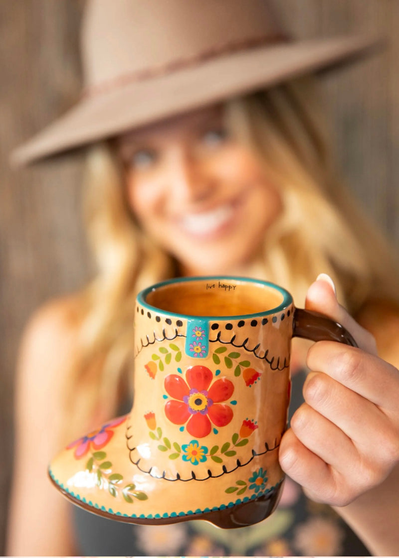 Natural Life Folk Art Coffee Mugs & Planters