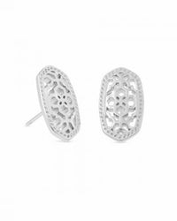 Kendra Scott Silver Ellie Earrings