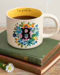 Natural Life Initial Mugs