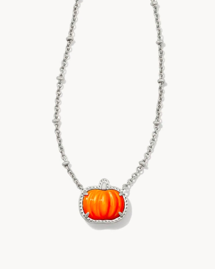 Kendra Scott Pumpkin Necklace and Earrings