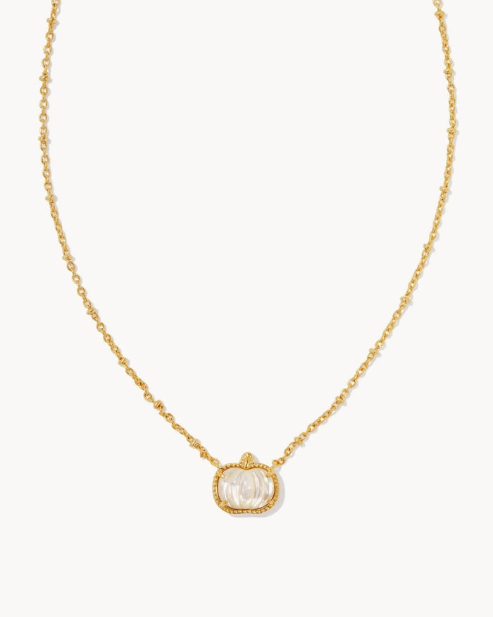 Kendra Scott Pumpkin Necklace and Earrings