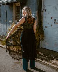 Take on the Night Lace Duster