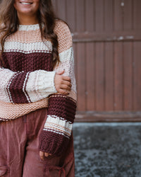Sadie & Sage Butter Pecan Chunky Sweater
