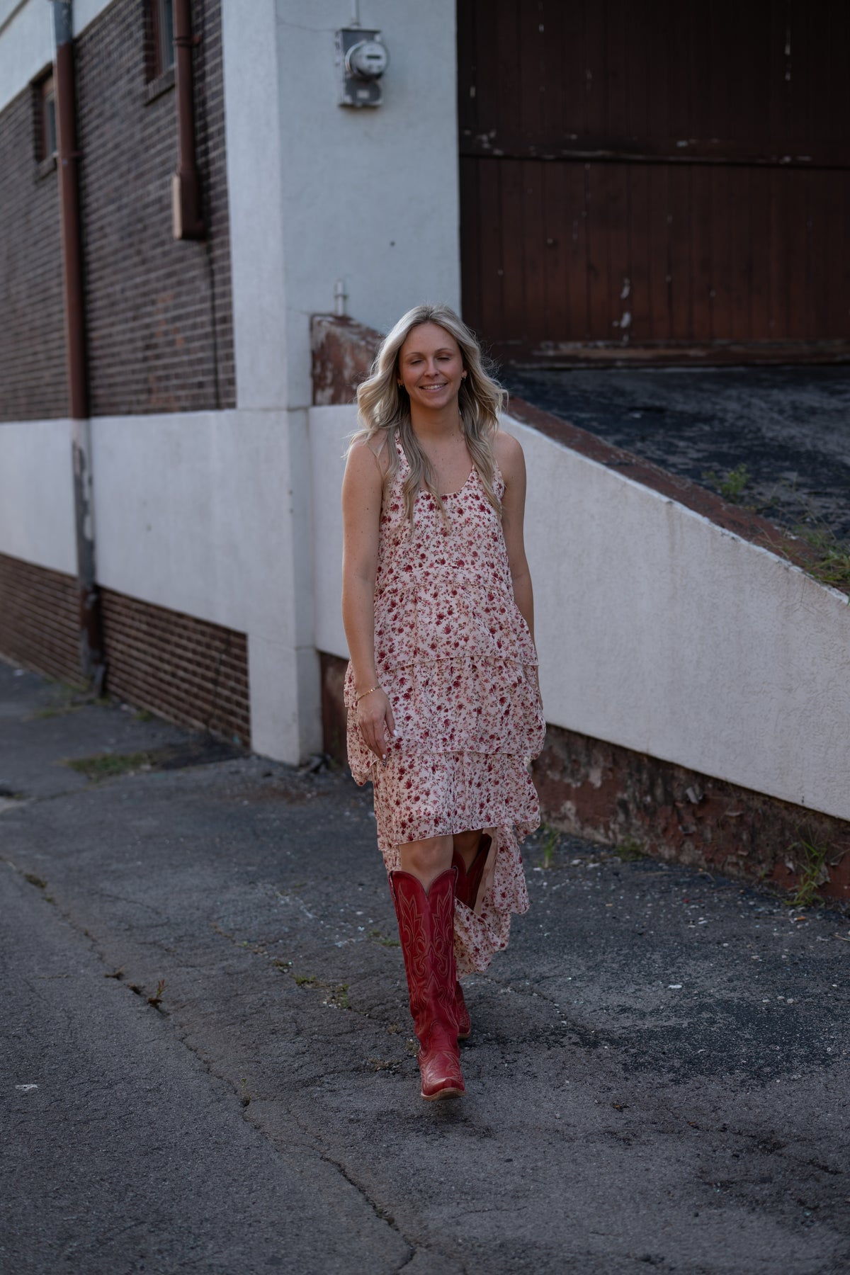 Twisted Details High Low Maxi Dress