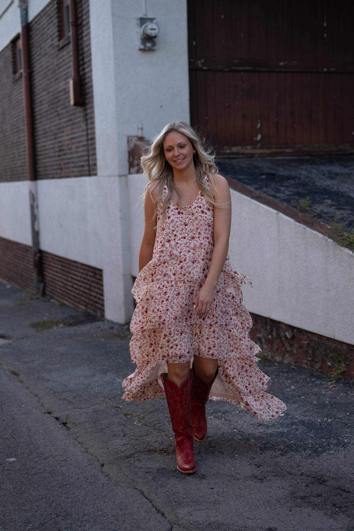 Twisted Details High Low Maxi Dress