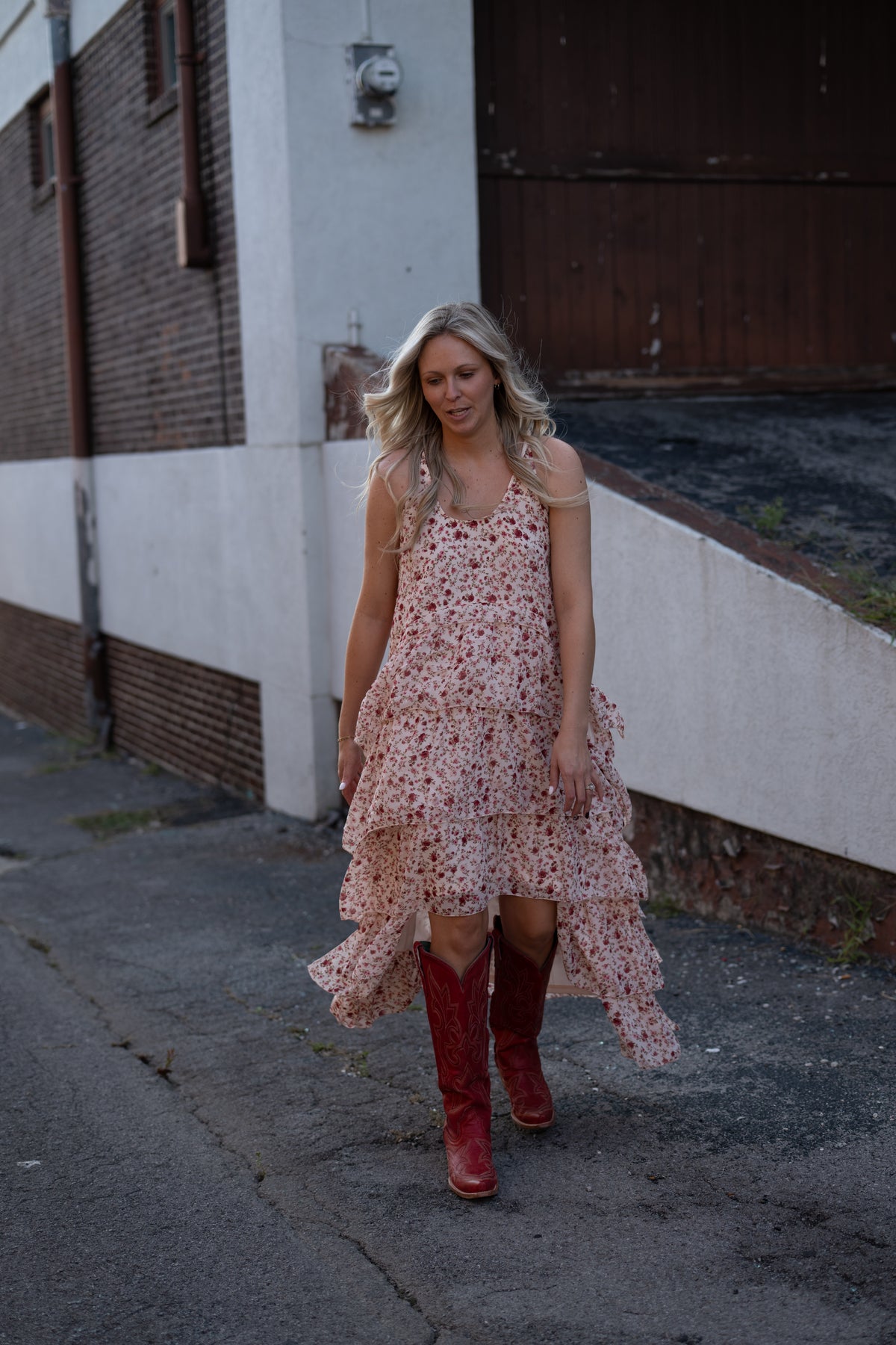 Twisted Details High Low Maxi Dress