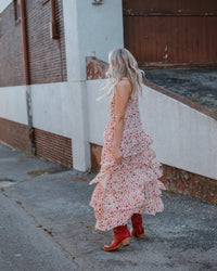 Twisted Details High Low Maxi Dress