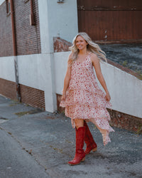 Twisted Details High Low Maxi Dress