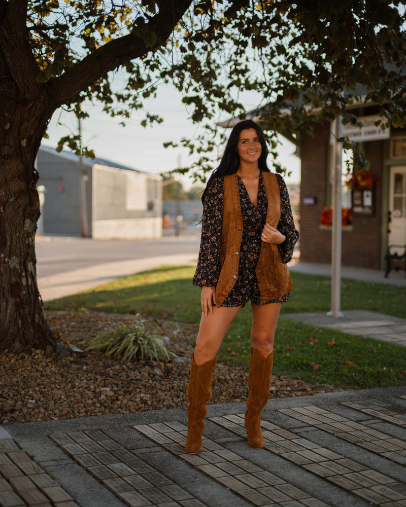 The Frost Suede Vest