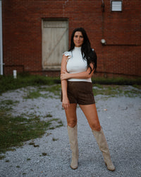 Sadie & Sage New Chapter Vegan Side Zip Shorts