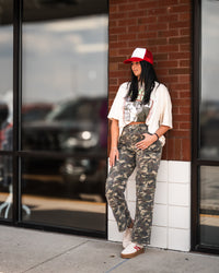 The Tracey Camo Cargo Straight leg Jean
