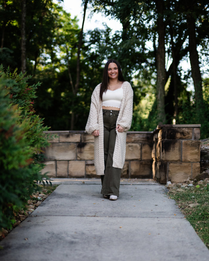 Sadie & Sage Iggy Hand Knit Chunky Cardigan