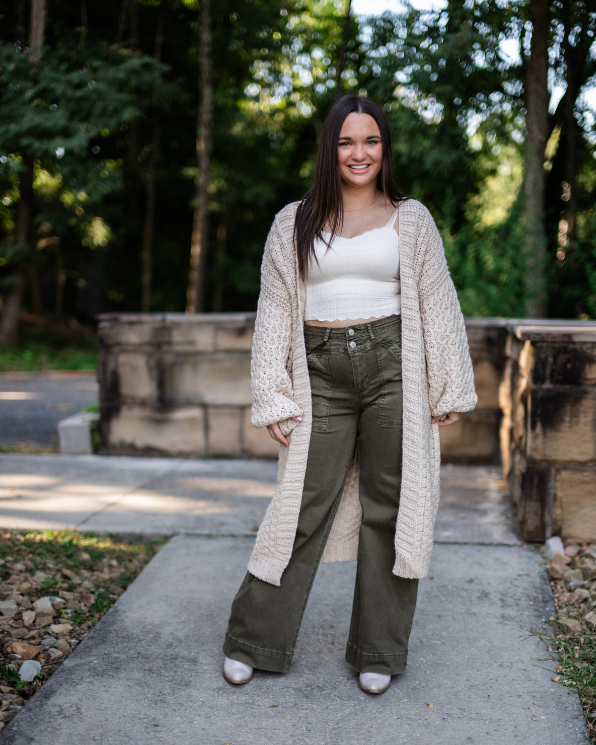 Sadie & Sage Iggy Hand Knit Chunky Cardigan