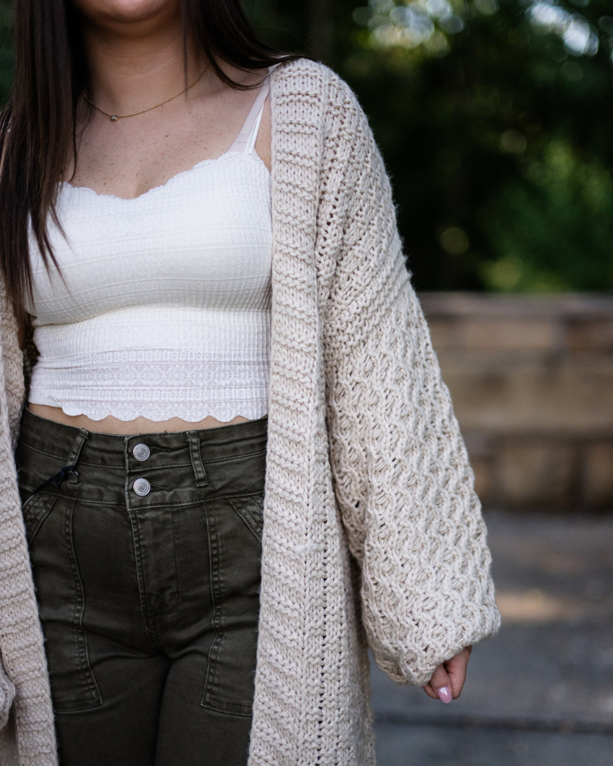 Sadie & Sage Iggy Hand Knit Chunky Cardigan