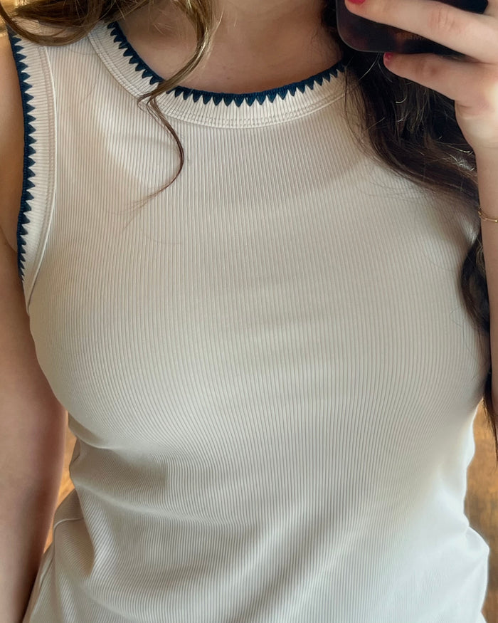 Trimmed with Love Tank