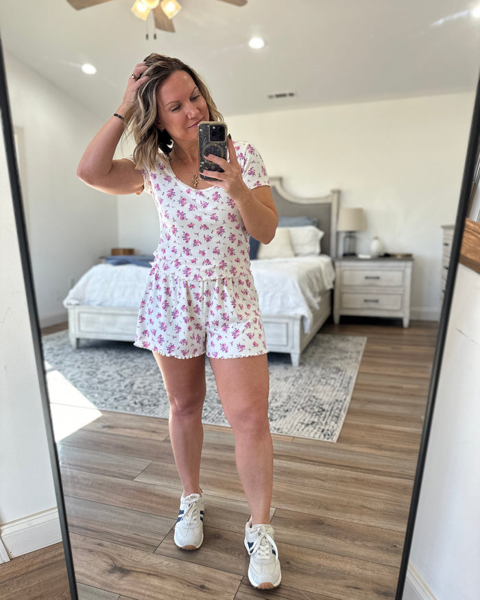 Z Supply Flower Market Ditsy Tee