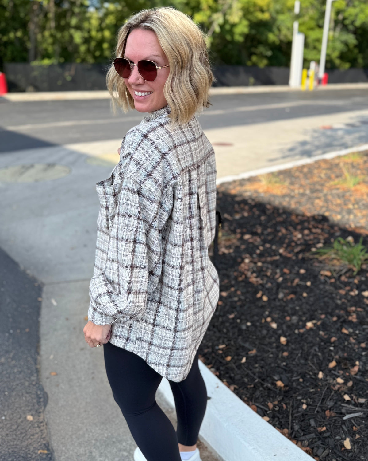 Free People Ashley Plaid Shirt