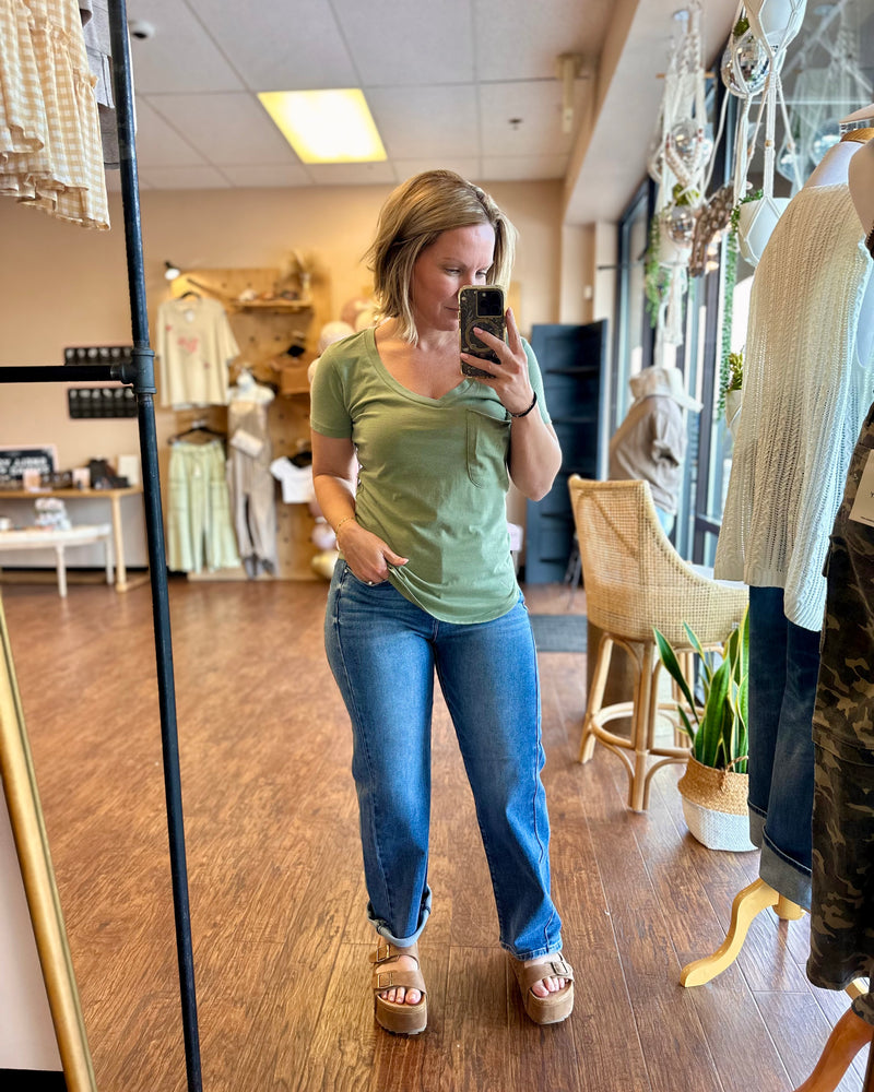 Harley High Rise Barrel Jeans