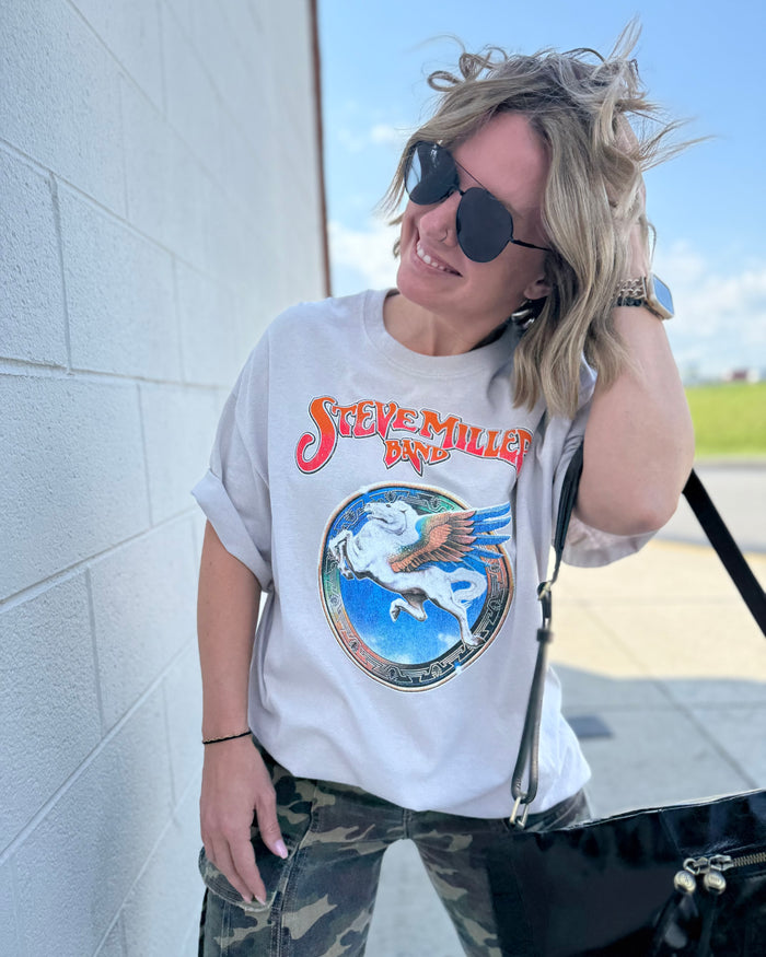 Prince Peter Licensed Steve Miller Rainbow Horse Tee