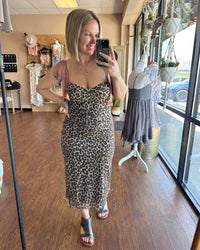 Free People Printed Got Glam Slip Dress