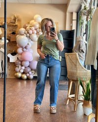 Harley High Rise Barrel Jeans