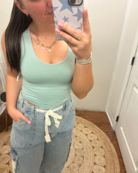 Free People Clean Lines Muscle Camis