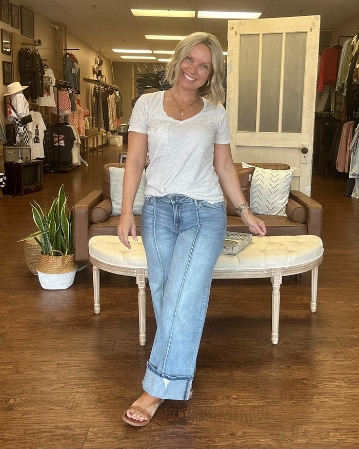 Nori Squared Extra Wide Leg Jeans