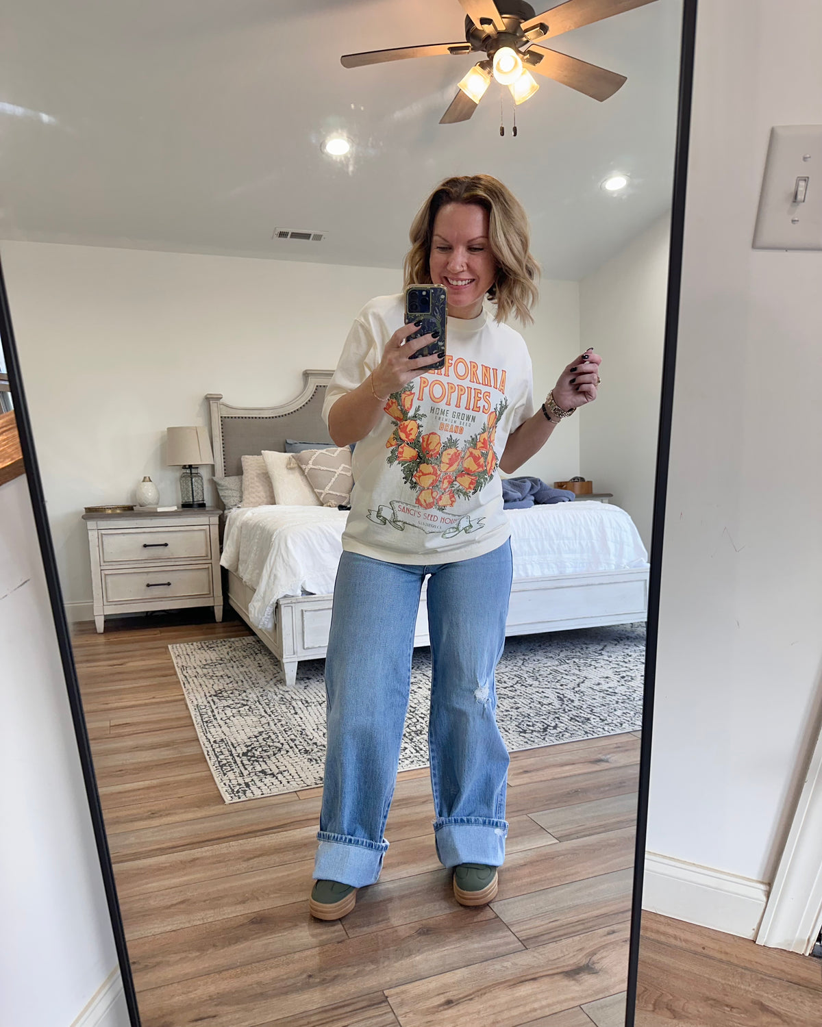 The Gene Wide Leg High Rise Jeans