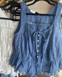 Free People Alana Lace Tank