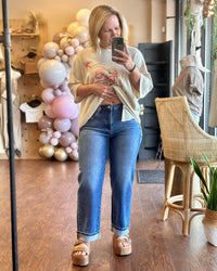 Kimmy Cuffed Boyfriend Jeans