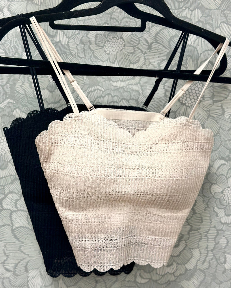 The Sweet Edge Scalloped Bralette