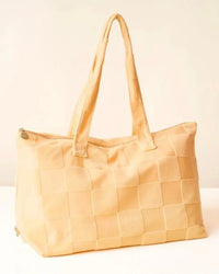 Checkered Terry Totes