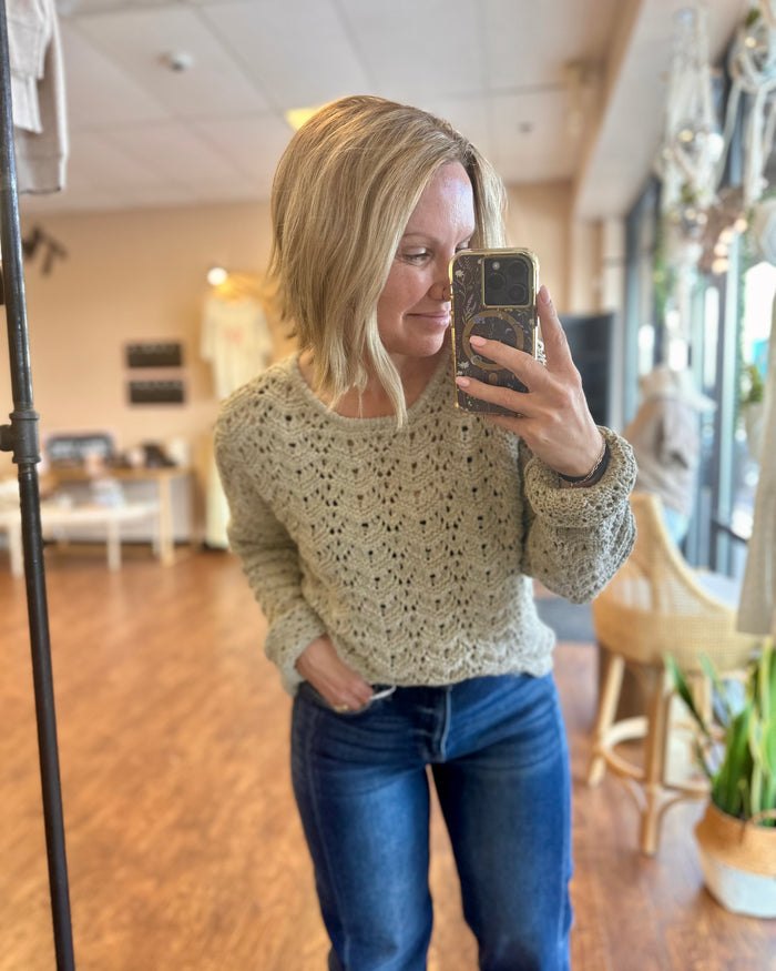 Thyme After Time Knit Sweater