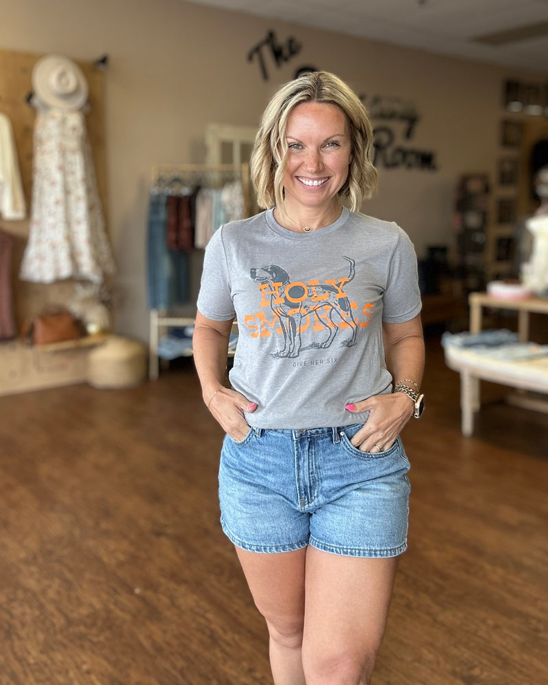 Give Her Six Holy Smokes Tee