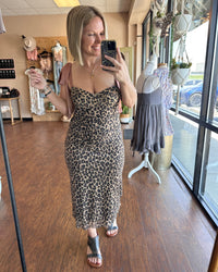 Free People Printed Got Glam Slip Dress