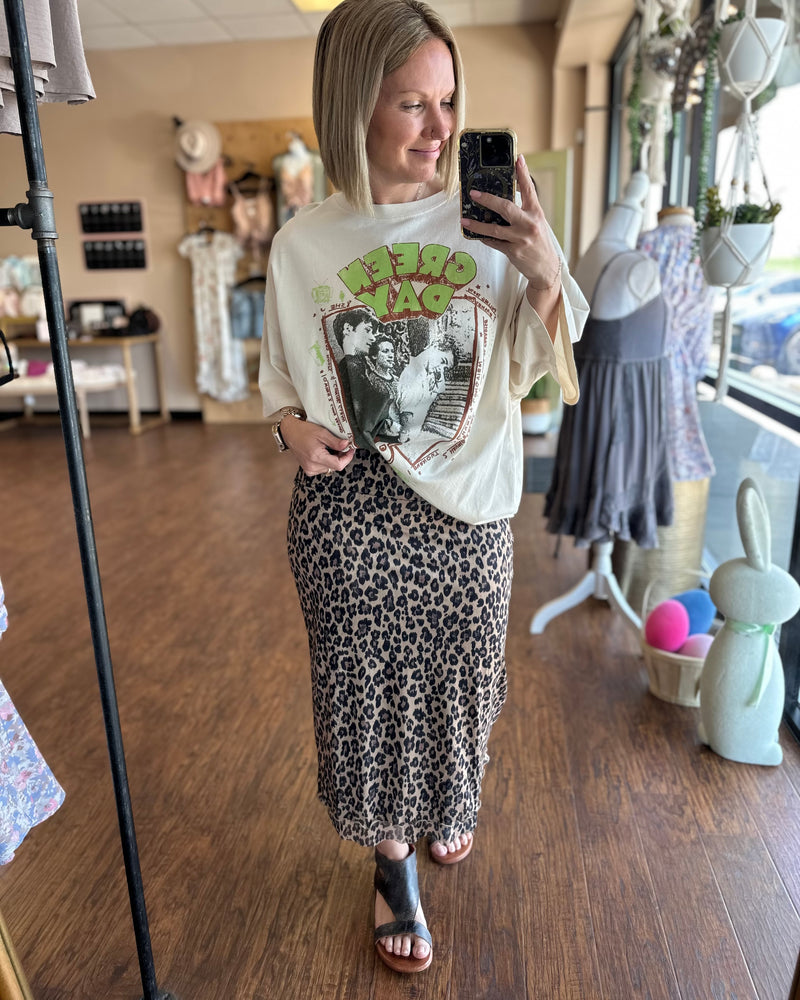 Free People Printed Got Glam Slip Dress