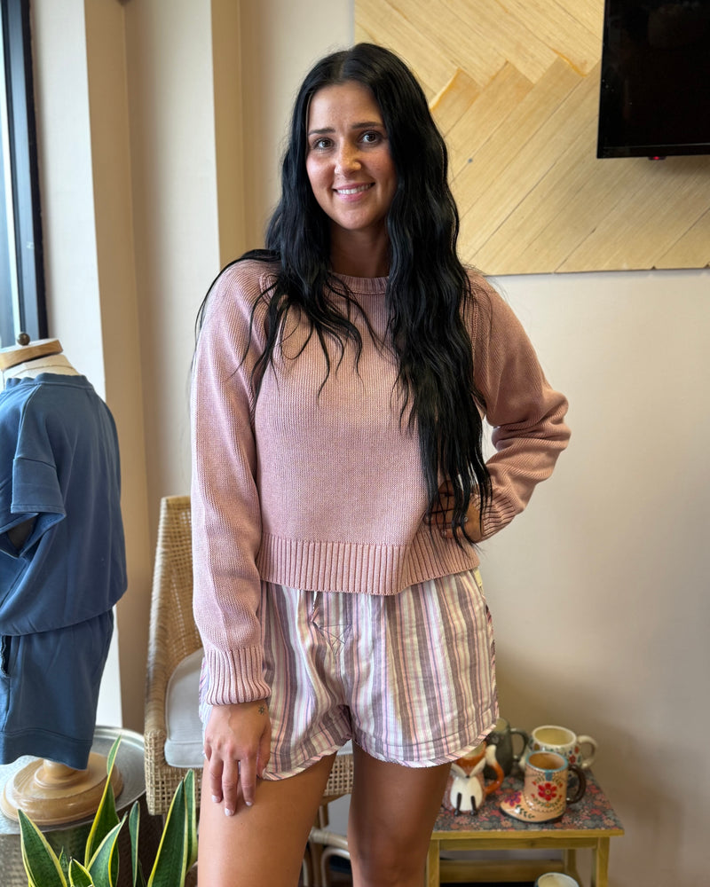 Free People Day to Day Flannel Boxer