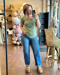 Harley High Rise Barrel Jeans