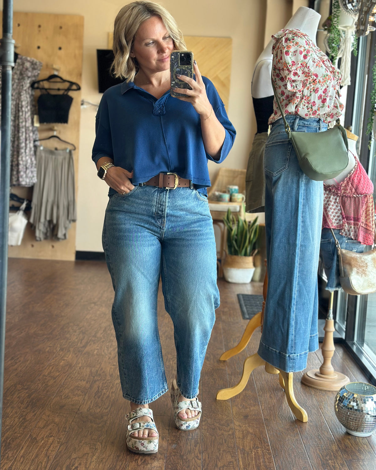 Free People Deep Trance Boyfriend Jeans