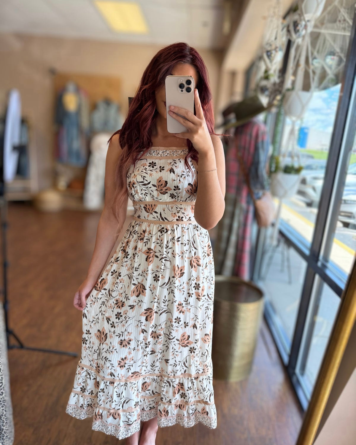 Sadie & Sage Voila Tiered Lace Maxi Dress
