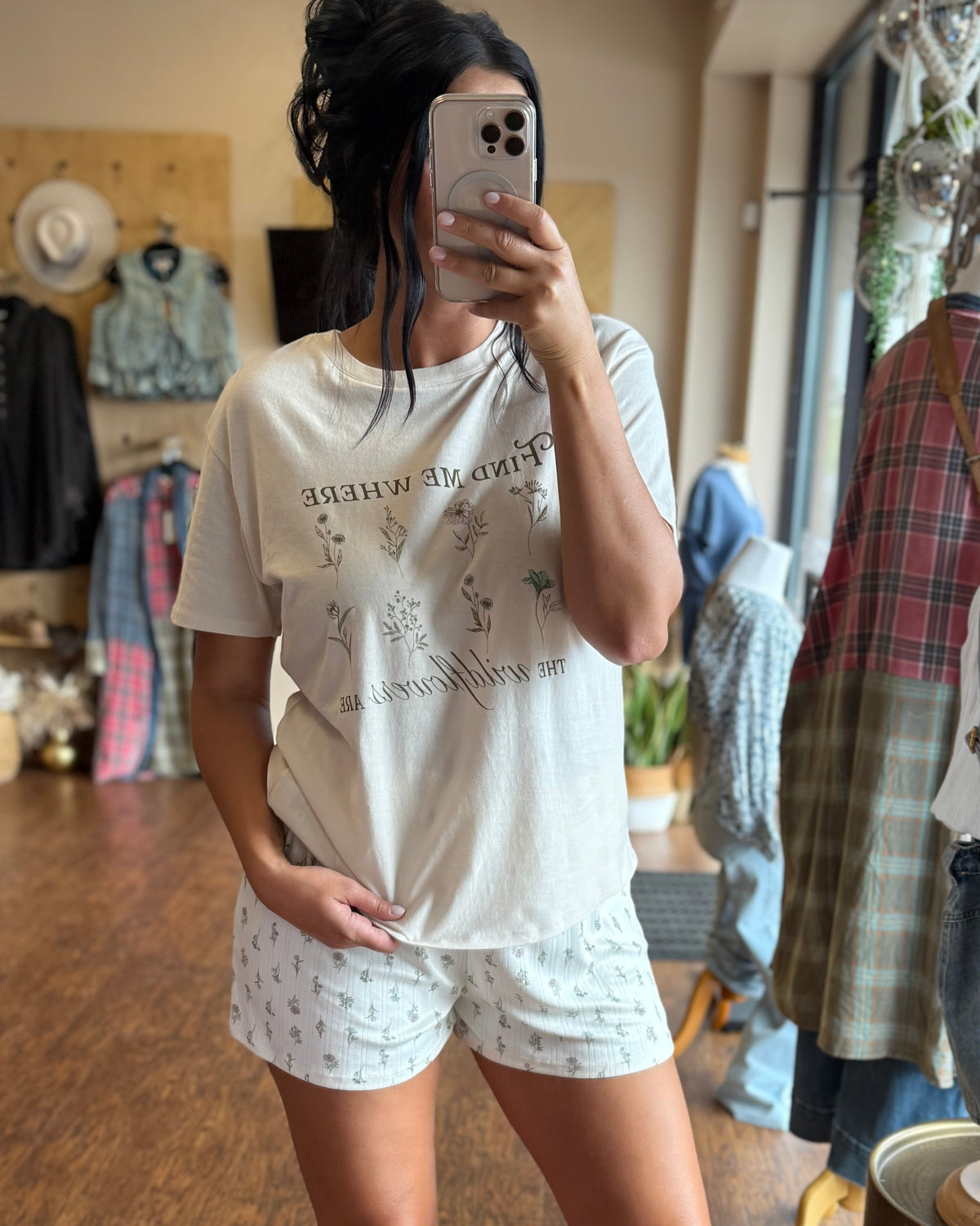 Z Supply Dawn Floral Short in Crystal