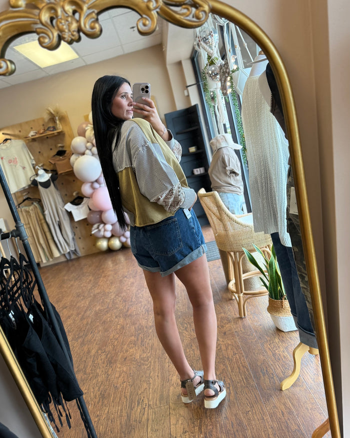 Free People Danni Shorts in Stargaze