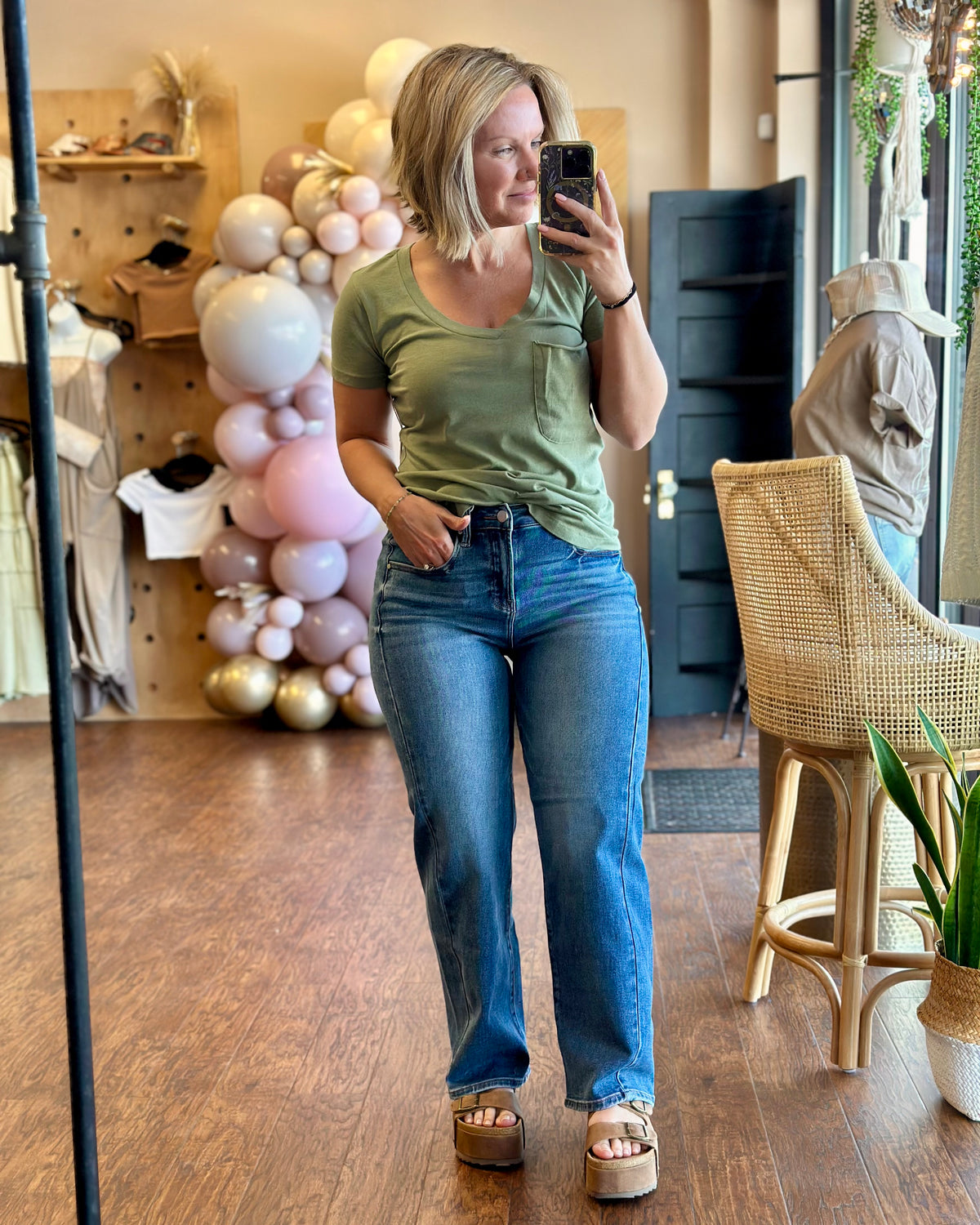 Harley High Rise Barrel Jeans