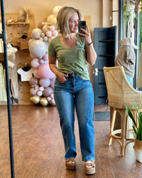 Harley High Rise Barrel Jeans