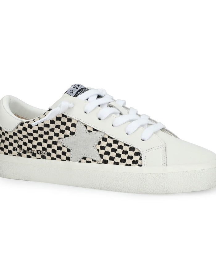 Vintage Havana Flair Black and White Checkered Chucks