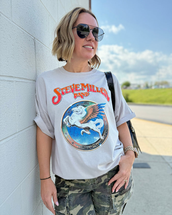 Prince Peter Licensed Steve Miller Rainbow Horse Tee