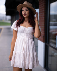 Evelyn Eyelet Knit Dress